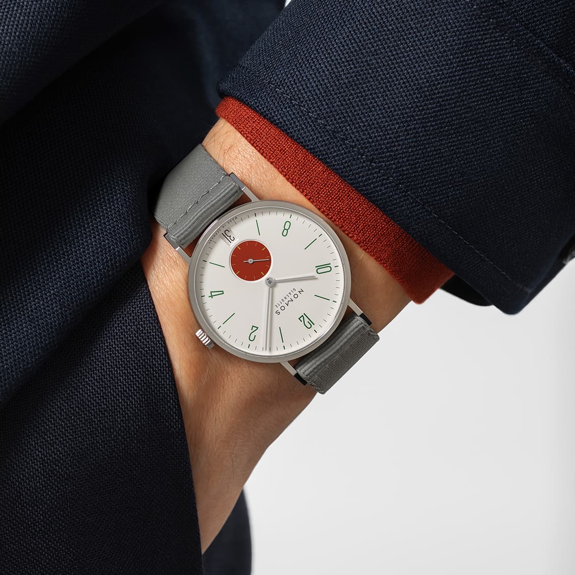 NOMOS Glashutte 179.S3 Tangente 38 Datum Stop
