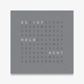 QlockTwo Classic Grey Pepper