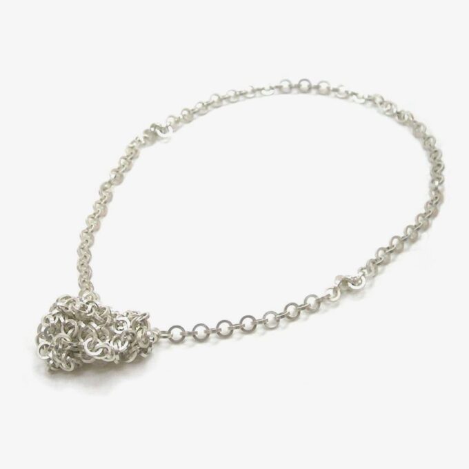 Ulrike Poelk Kette Attraente Silber