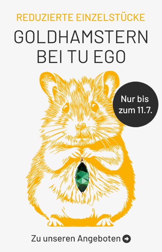 Goldhamstern bei TU EGO, Aktion bis zum 11.7.2026